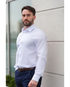 Stretch Poplin Slim Fit Shirt